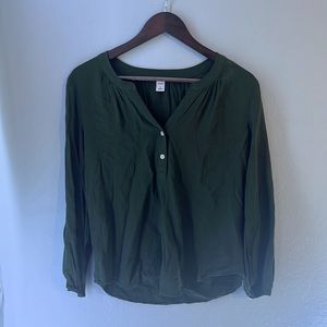 Green Old Navy blouse worn once